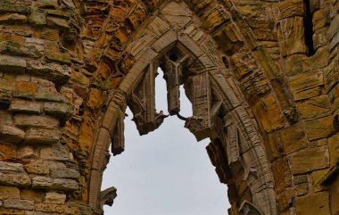 Whitby Manastırı 'nın Penceresi - Whitby - Kuzey Yorkshire - Birleşik Krallık