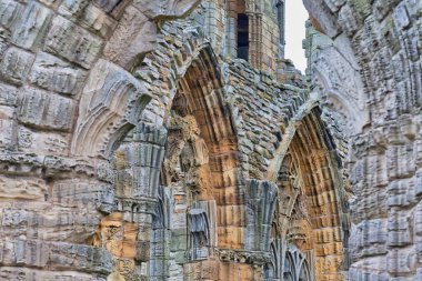 Whitby Abbey - Whitby - Kuzey Yorkshire - Birleşik Krallık