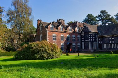 Rufford Eski Salonu 'nun güzel manzarası - Rufford - Lancashire - Birleşik Krallık