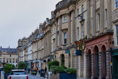 Bath 'daki şehir merkezinde Somerset - Birleşik Krallık
