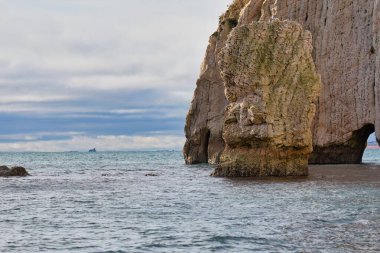 Deniz kıyısının güzel manzarası - Tereyağı Kayası - Dorset birleşik krallığı