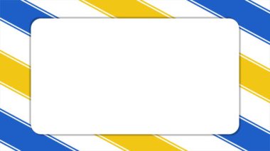 Ekim ayı, değişen kurdelelerle Down Sendromu Farkındalık Ayı olarak gözlemlenir. Down Sendromu Farkındalık Ayı beyaz arkaplanlı animasyon metni. Down Sendromu Bilinç Ayı 4K Video.