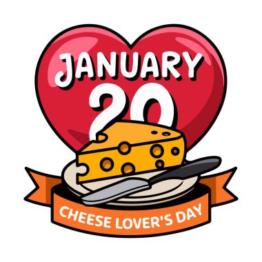 Cheese Lover's Day A Heartfelt Celebration clipart