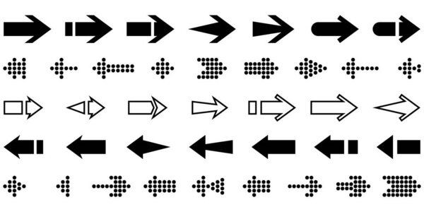 Arrow icon set. Arrow. Cursor. Arrow vector collection. Collection different arrow signs. 