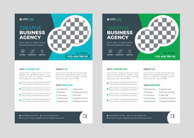 Şirket broşür tasarımı standart renkle ayarlandı. Pazarlama, iş teklifi, promosyon, reklam, yayın, kapak sayfası. yeni dijital pazarlama broşürü.