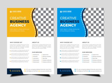 Şirket broşür tasarımı standart renkle ayarlandı. Pazarlama, iş teklifi, promosyon, reklam, yayın, kapak sayfası. yeni dijital pazarlama broşürü.