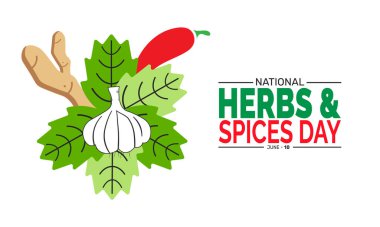 Ulusal Bitkiler ve Baharatlar Günü. tatil konsepti, arka plan için mükemmel, afişler, kartlar, posterler, ve sosyal medya tasarımı ile metin yazımı ve profesyonel görünüm için klasik renk