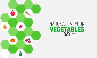 Sebze Günü 'nü ye. tatil konsepti, arka plan için mükemmel, afişler, kartlar, posterler, ve sosyal medya tasarımı ile metin yazımı ve profesyonel görünüm için klasik renk