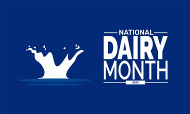 Ulusal Mandıra Ayı. Süt Kutlama Konsepti, Süt ve Peynir Posterleri, Yoğurt Afişleri, Kartlar, Sosyal Medya Postası ve Arkaplan Tasarım Vektörü Resimleri