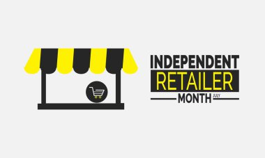 Temmuz 'da Bağımsız Perakende Ay Kutlaması. Yerel Küçük İşletmeleri Tanıtım Pazarlama Tasarımlarıyla Destekle