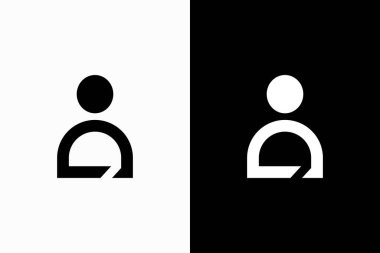 İnsan insan simgesi tasarımı, soyut insan figürü simgeleri web uygulaması tasarımı için basit insan vektörü, düzenlenebilir ve ölçeklenebilir basit insanlar, insan simgesi tasarımı.