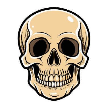 Skull Illustrations Outdoor tişört tasarımı
