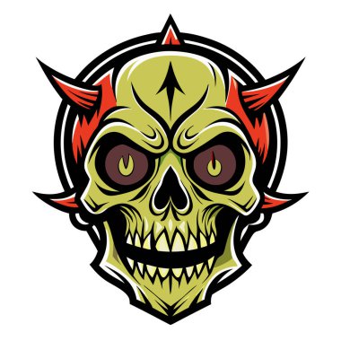 Skull Illustrations Outdoor tişört tasarımı