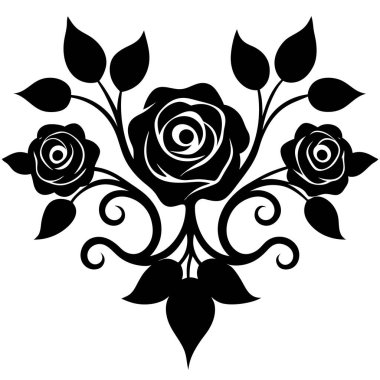 Dekoratif Kullanım için Süslü Vektör Tasarımı