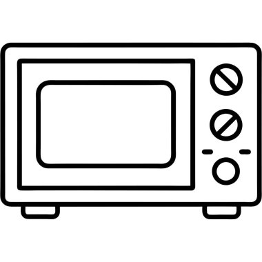 Modern Mikrodalga fırının Basit Çizgisi