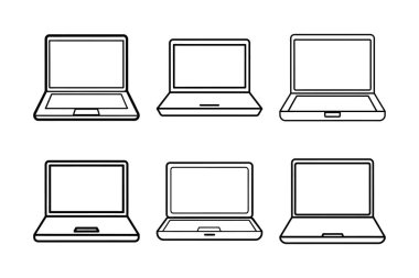 dizüstü bilgisayar çizgisi resim tasarımı