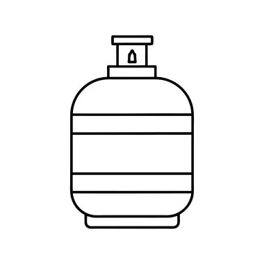 Gaz Sylinder Vektör sanat tasarımı