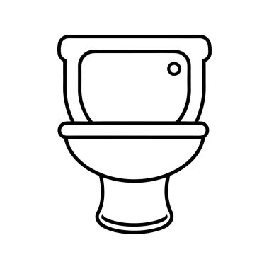 Tuvalet vektörü sanat tasarımı illüstrasyonu