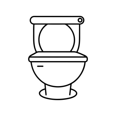Tuvalet vektörü sanat tasarımı illüstrasyonu