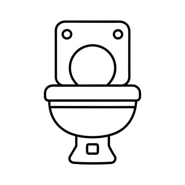 Tuvalet vektörü sanat tasarımı illüstrasyonu