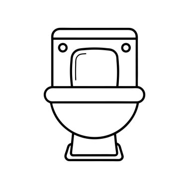 Tuvalet vektörü sanat tasarımı illüstrasyonu