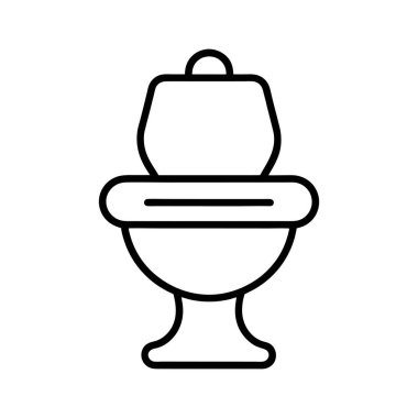 Tuvalet vektörü sanat tasarımı illüstrasyonu