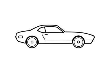 Kas çizgisi sanat siluet vektörü