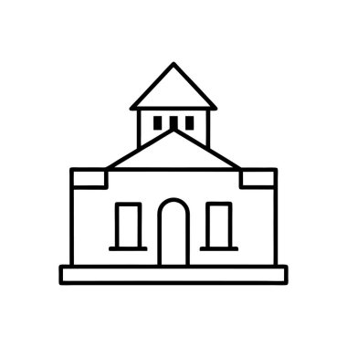 mimari yapı çizgisi sanat vektörü çizimi