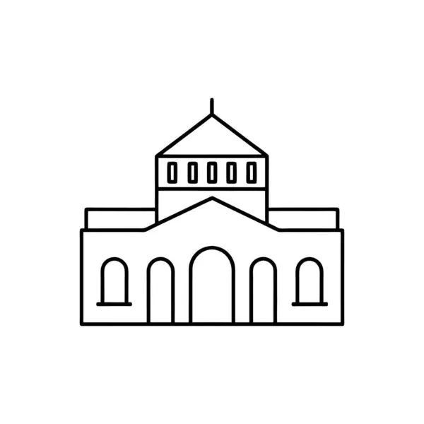 mimari yapı çizgisi sanat vektörü çizimi