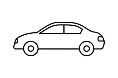 araba hattı sanat vektör illüstrasyonu