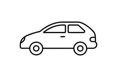 araba hattı sanat vektör illüstrasyonu