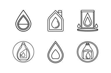 Petrol hattı sanat vektörü illüstrasyonu