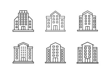 apartman çizgisi çizimi çizimi