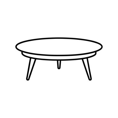 sehpa simgesi çizimi