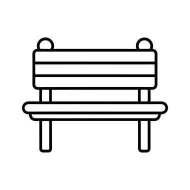 bank simgesi çizgisi sanat vektörü çizimi