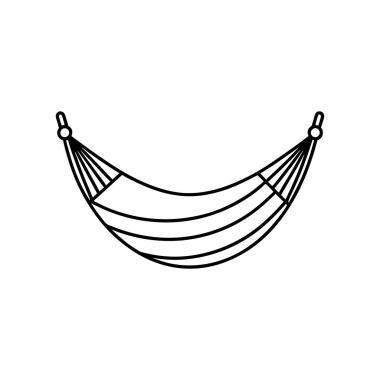 hamak simgesi resim çizimi