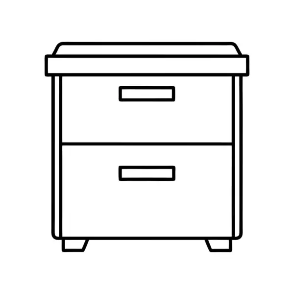 Dolap simgesi çizgisi çizimi dosyalanıyor