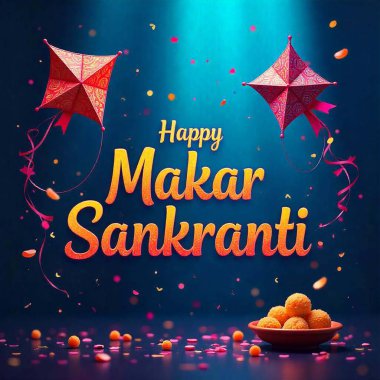 Mutlu makar sankranti illüstrasyonu Mutlu Makar Sankranti Uçurtma Festivali Tasarım Vektörü Hasat Grafiği Mutlu makar sankranti bayram Hindistan festivali geçmişi