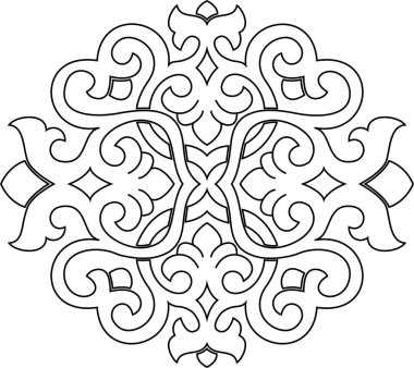 Geleneksel ve klasik desenler kullanılarak eğilim modeli tasarımı