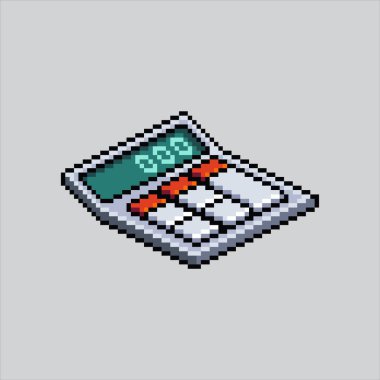 Piksel Resim Çizim Hesap Makinesi. Pikselleştirilmiş hesap makinesi. Piksel resim oyunu için Matematik Hesaplamacı.pixelated ve websitesi ve video oyunu için simge. Eski okul retro.
