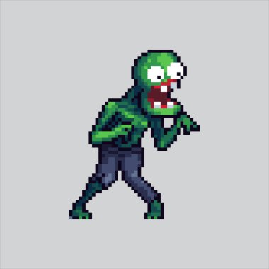 CollaBOREPIXPIXPixel Sanat Çizimi Ürkütücü Zombi. Pikselleştirilmiş Korkunç Zombi. Ürkütücü Korkunç Zombi Simgesi piksel resim oyunu için piksellendi ve web sitesi ve video oyunu için simge oluşturuldu. Eski okul retro.