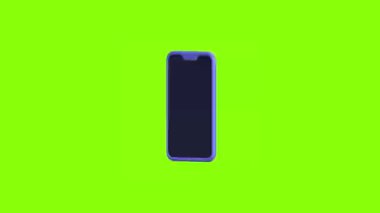 Yeşil ekranda 3D canlandırılmış para aktarım simgesi, finans, bankacılık, ödeme ve işlem videoları için ideal
