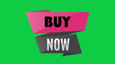 Buy Now yeşil ekranda, e-ticaret çağrısı, alışveriş promosyonu, dijital pazarlama ögesi, tıklanabilir örtüşme
