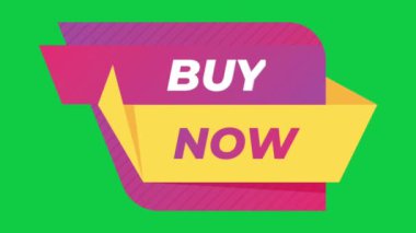 Buy Now yeşil ekranda, e-ticaret çağrısı, alışveriş promosyonu, dijital pazarlama ögesi, tıklanabilir örtüşme