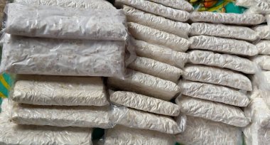 Pazarda Satılık Taze Paketlenmiş Tempeh