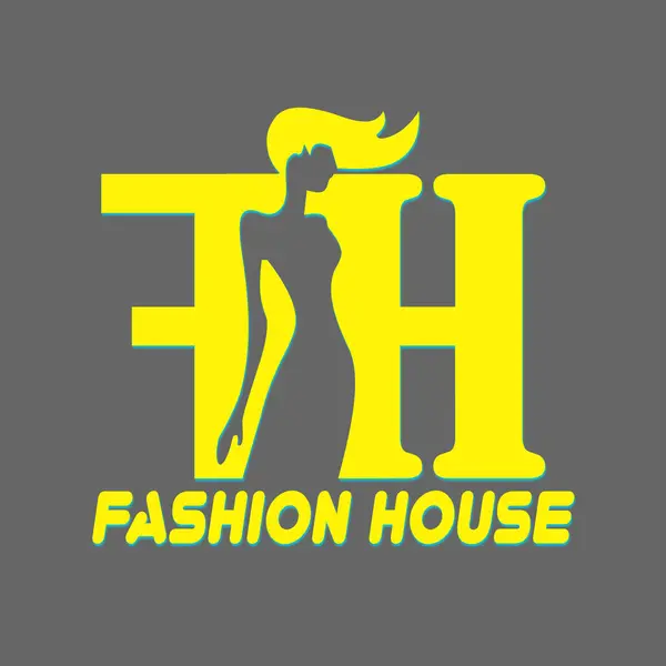 stock image Fashion house logo, Fashion brand logo, Clothing store logo, Fashionable shop logo