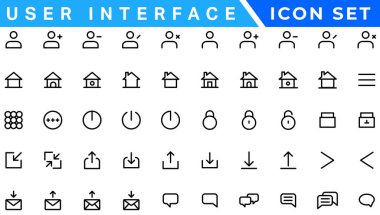 ui ux simgelerinin büyük kümesi, kullanıcı arayüzü simge kümesi koleksiyonu