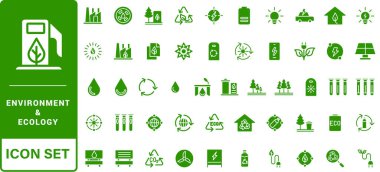 Yeşil alternatif enerji ve ekoloji simgeleri belirlendi