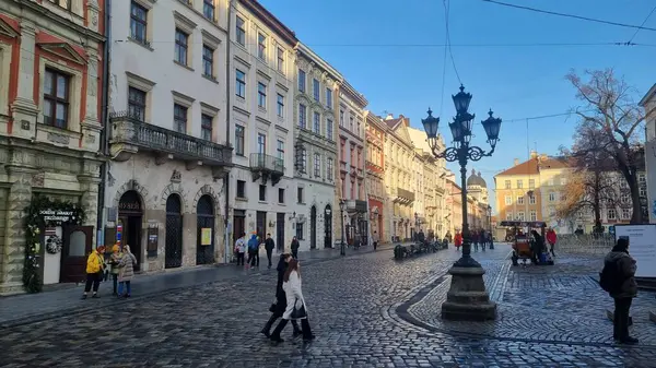 Lviv Ukrayna sokakları