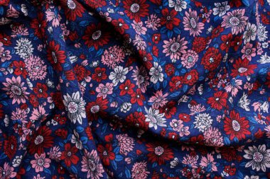 doku, arkaplan, desen kumaş. Bir sürü çiçek.